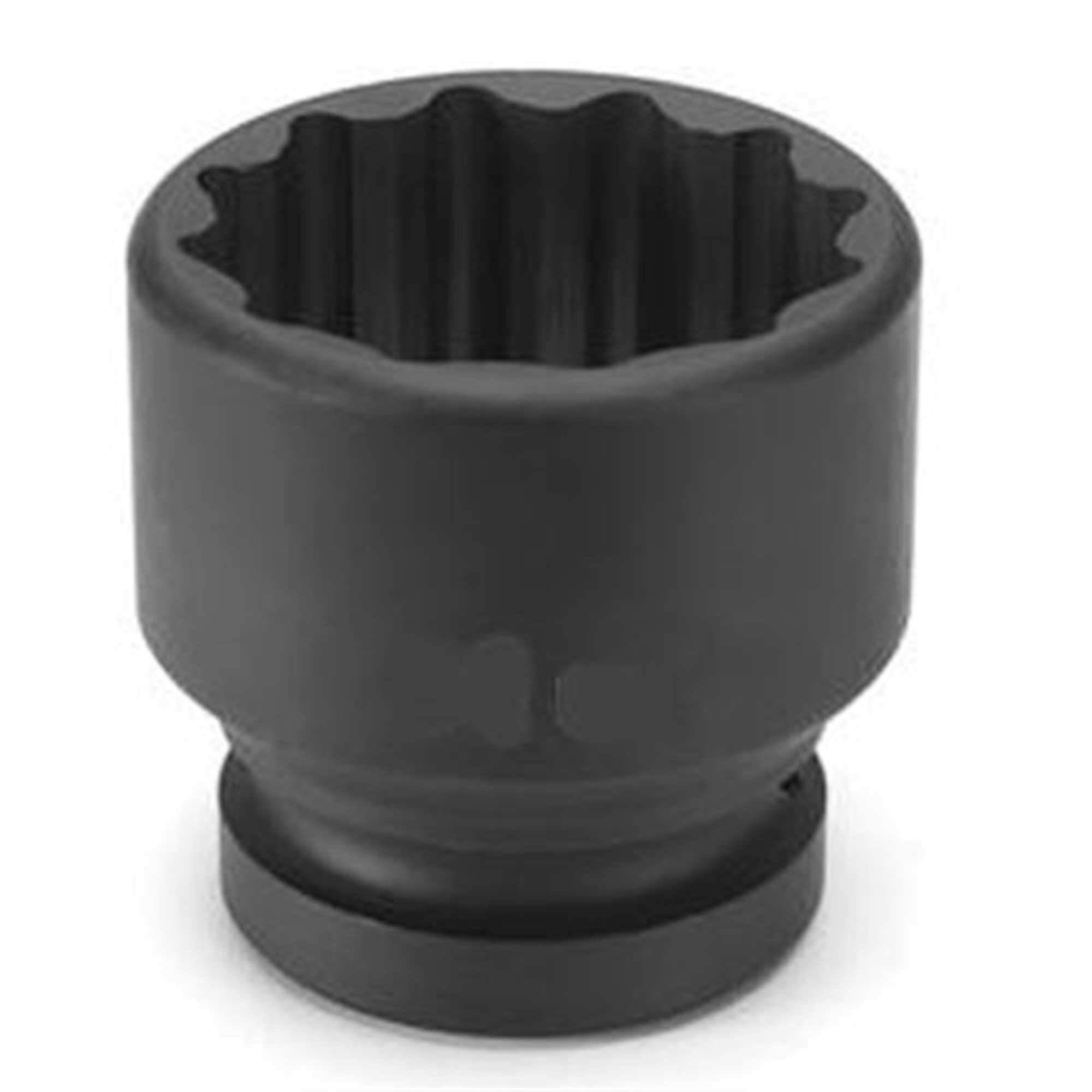 Grey Pneumatic Shallow Impact Socket — 1in. Drive, 3/4in., 12-Point, Black Oxide Coated, Model# GRE4224R